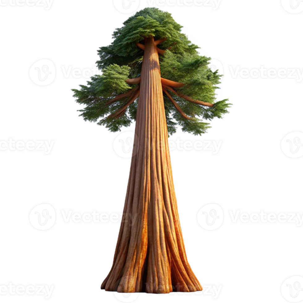beautiful creative A Giant Sequoia Tree Reaching Towards The exclusive png