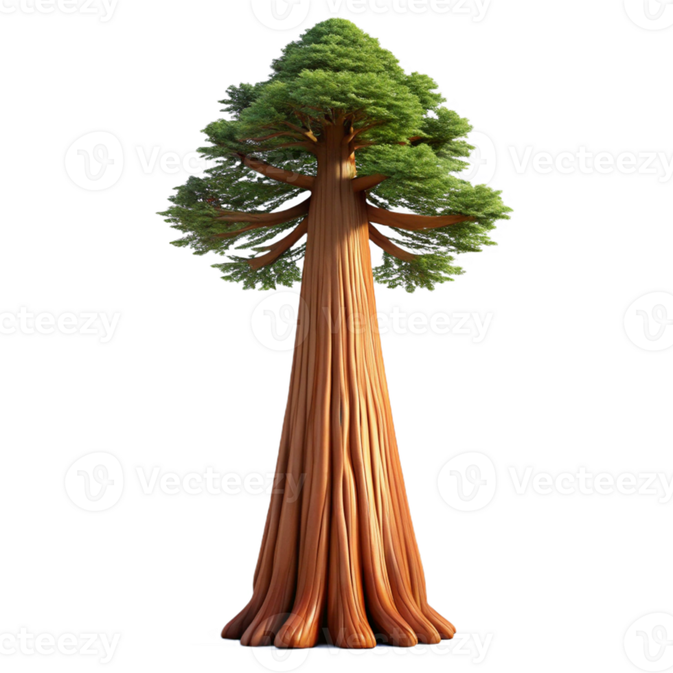 impressive minimalist A Giant Sequoia Tree Reaching Towards The high quality png