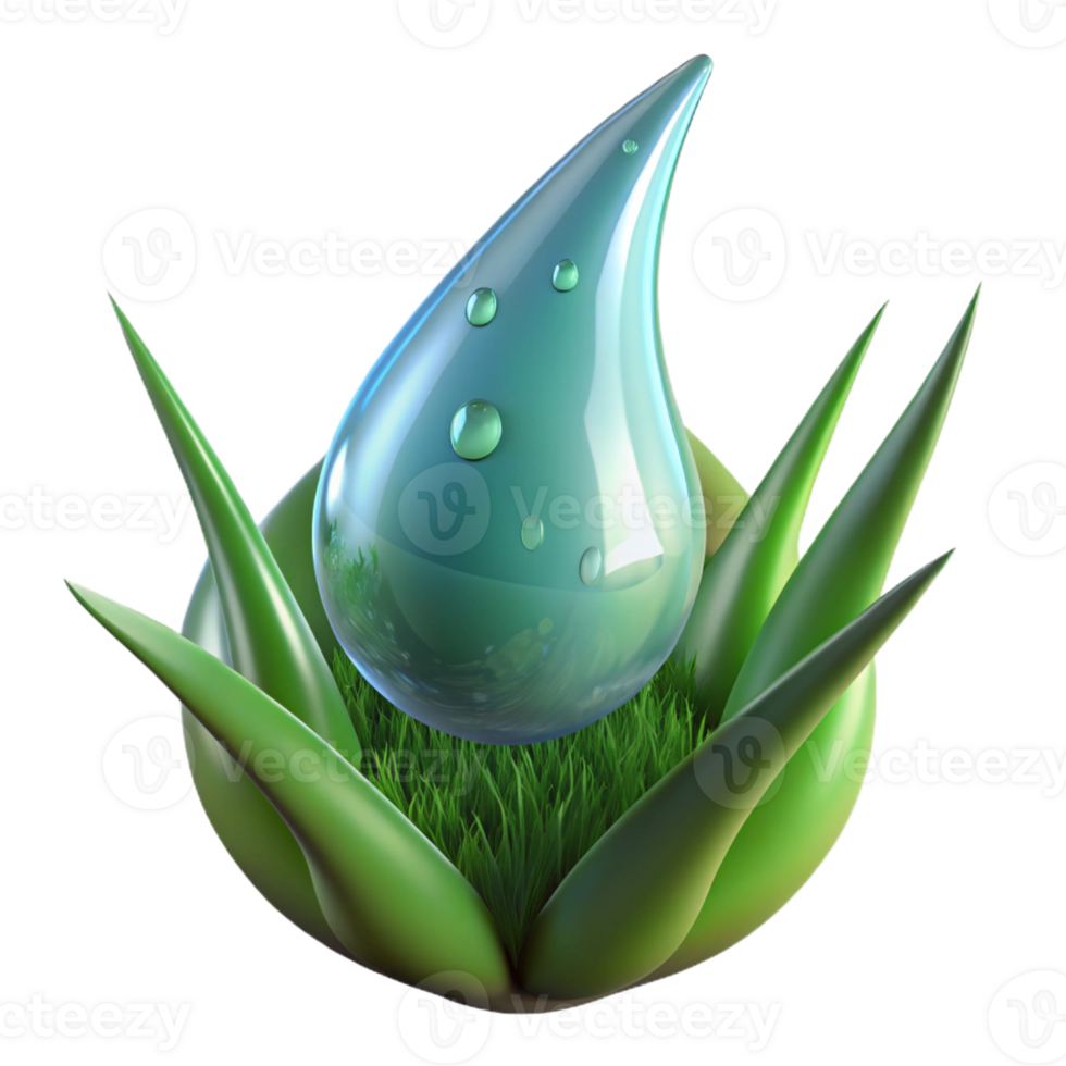 dramatic rustic A Close Up of a Dewdrop on a Blade Of detailed png