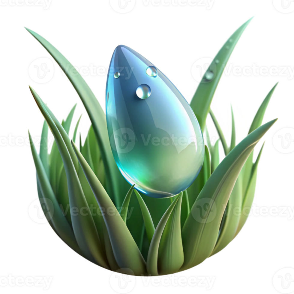 impressive minimalist A Close Up of a Dewdrop on a Blade Of premium png