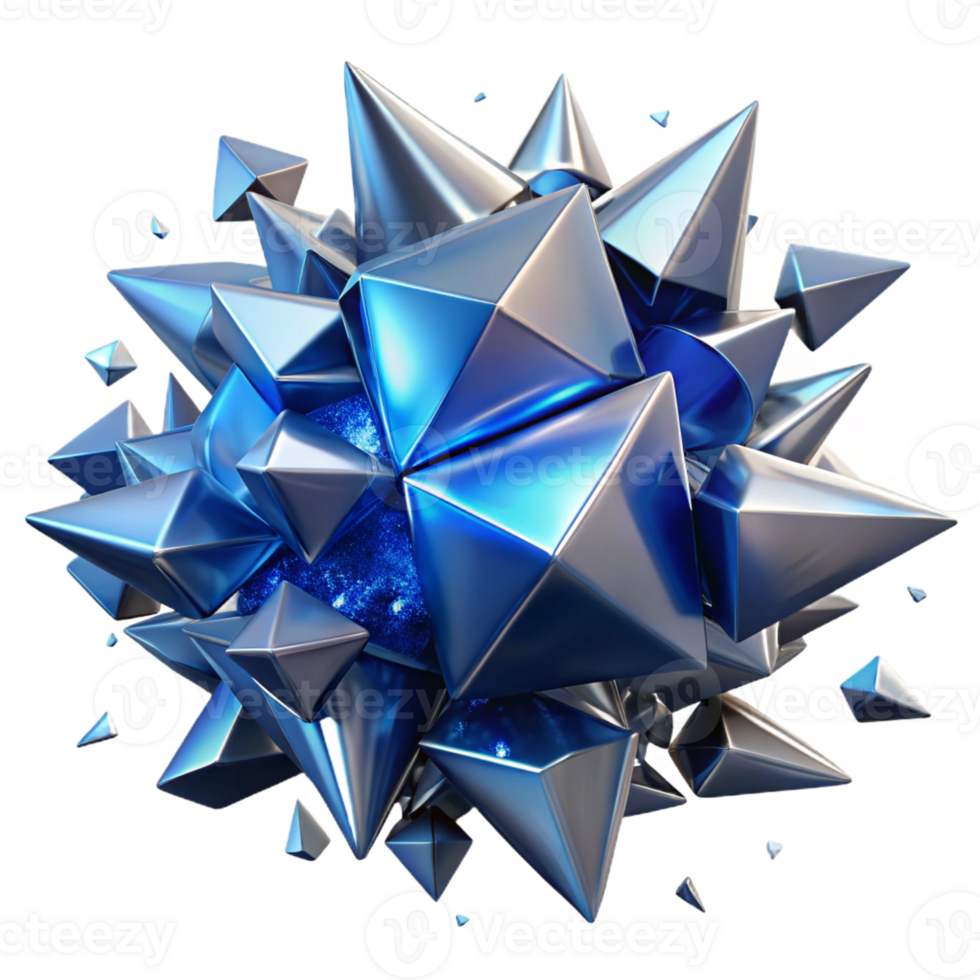 beautiful classic A Chaotic Explosion of Metallic Shards Re high resolution png
