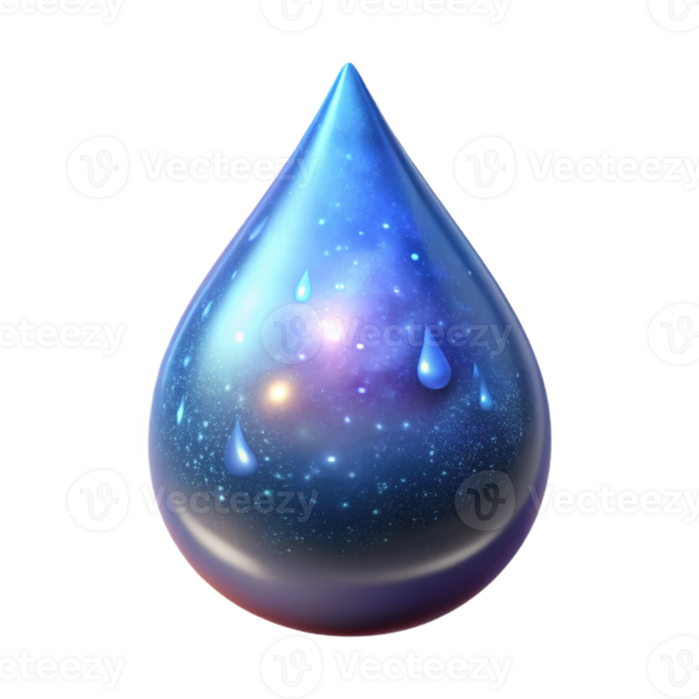 serene minimalist A Single Luminous Teardrop Filled With high resolution png