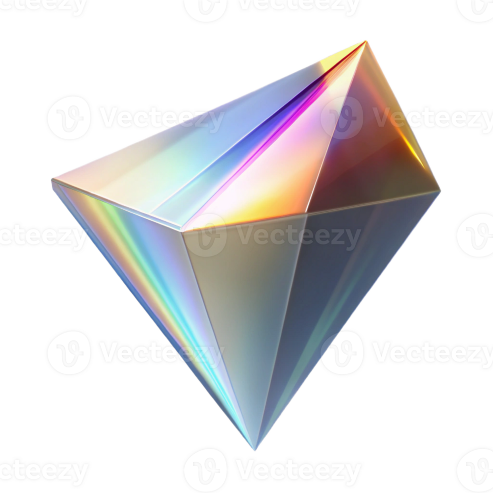 serene modern Crystal Refraction original png