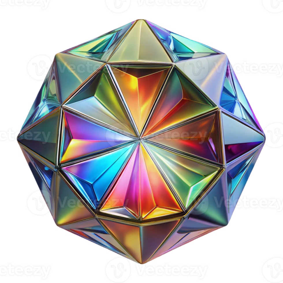 extraordinary abstract A Kaleidoscope of Fractured Glass Reflec authentic png