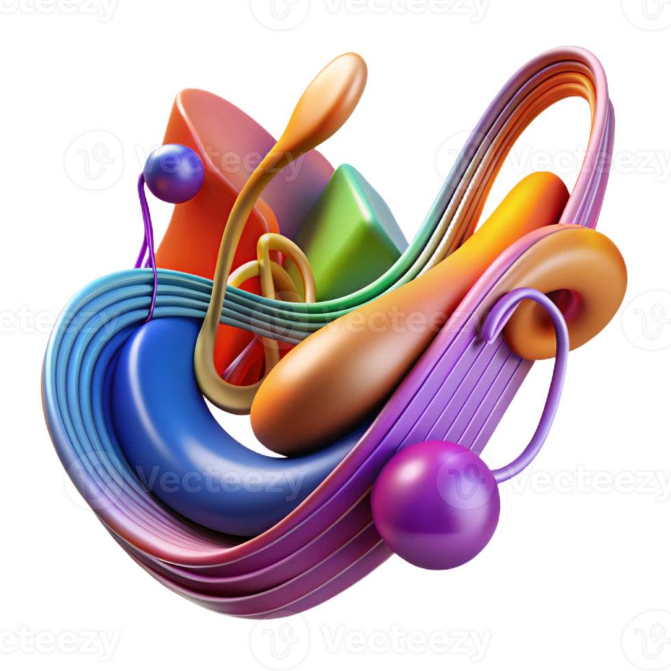 extraordinary rustic An Abstract Representation of Music Visua high resolution png