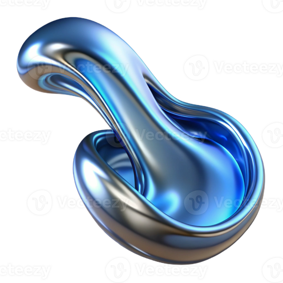 vibrant minimalist A Stream of Flowing Liquid Silver Refle 4K png
