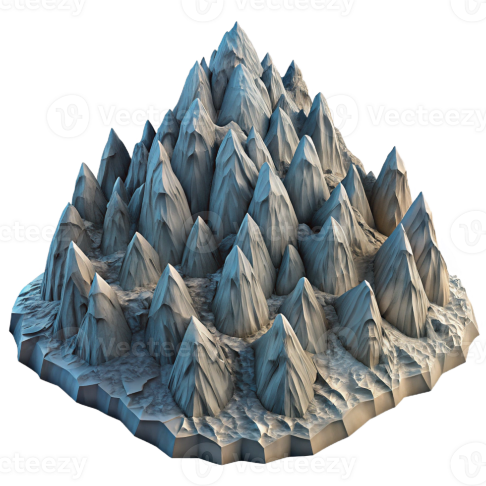 dramatic abstract A Complex Three Dimensional Fractal Rese 4K png