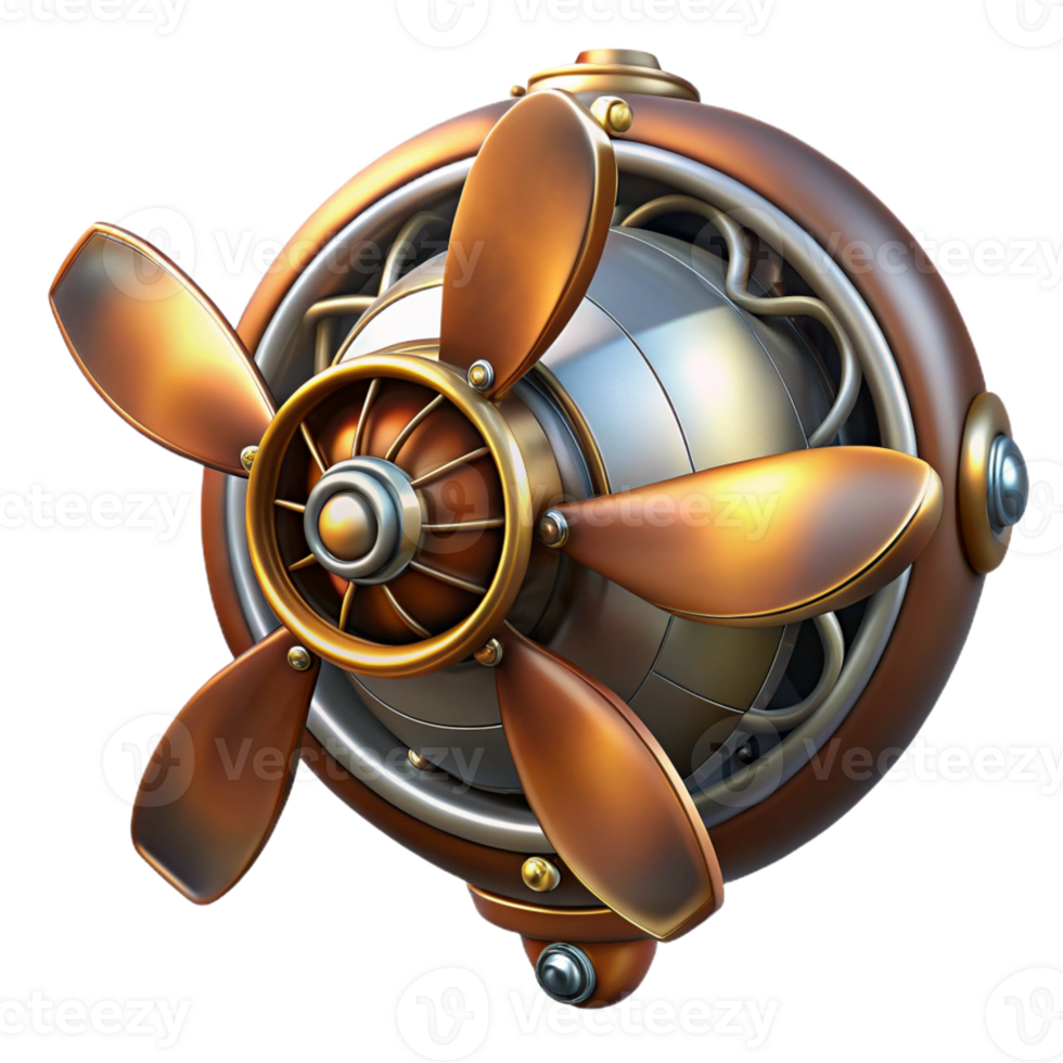 dramatic classic A Detailed of a Steampunk A detailed png
