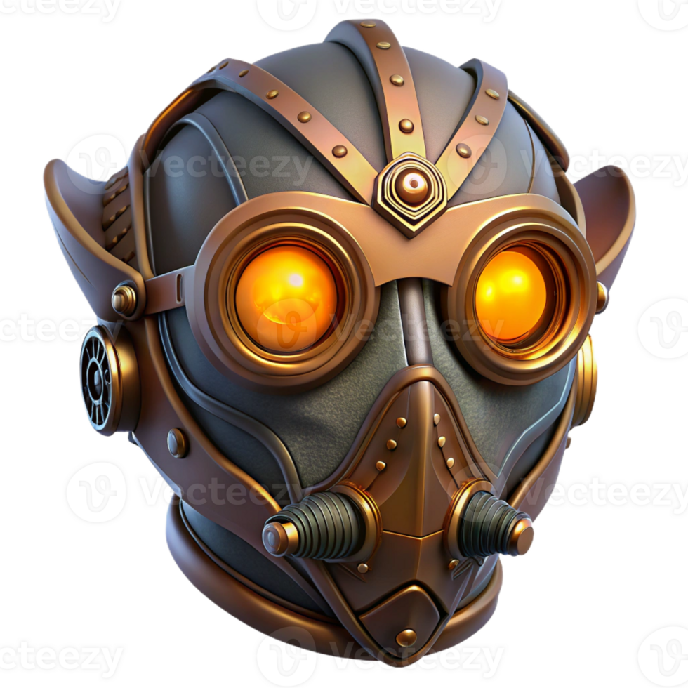 extraordinary classic A Steampunk Mask with Ornate Details and G detailed png