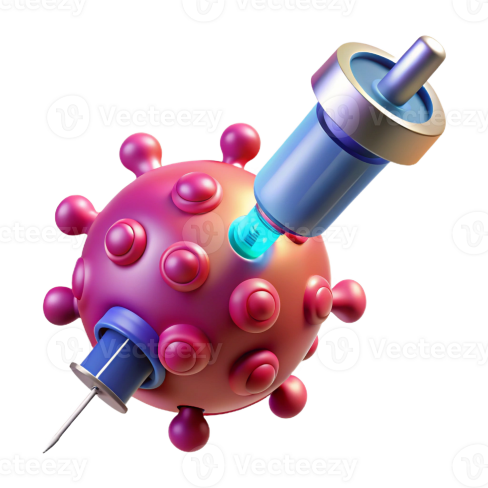 dramatic creative A Nanobot Injecting Medicine Into a Cell professional png