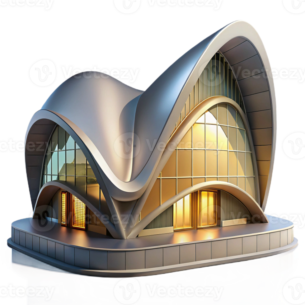 stunning creative A Modern Opera House with Flowing Curves A genuine png