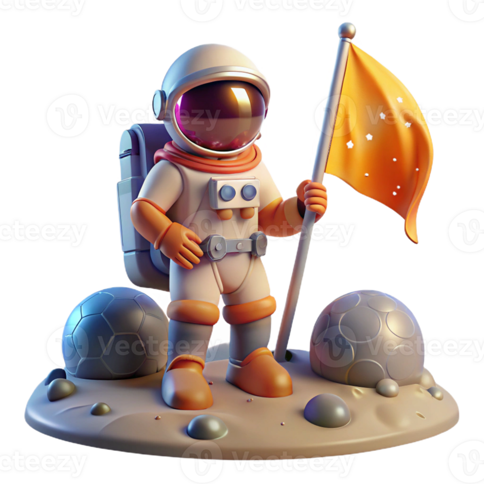 magnificent rustic A Lone Space Explorer in a Retro Futuris 4K png