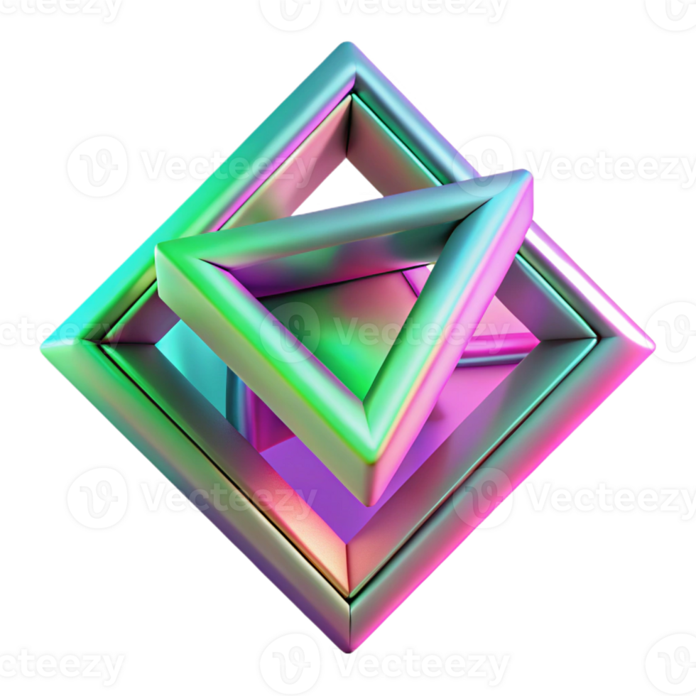 stunning minimalist Chromatic Aberration Effect on Overlappin high quality png