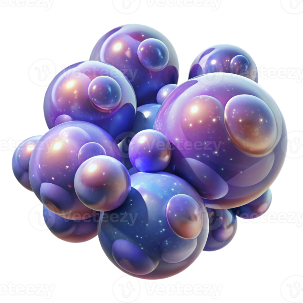 beautiful traditional A Field of Floating Translucent Spheres genuine png