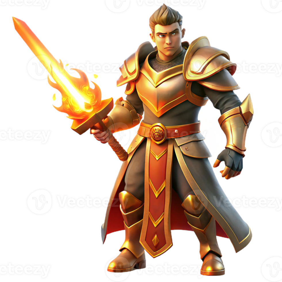 wonderful traditional A Fantasy Warrior with Intricate Armor A detailed png
