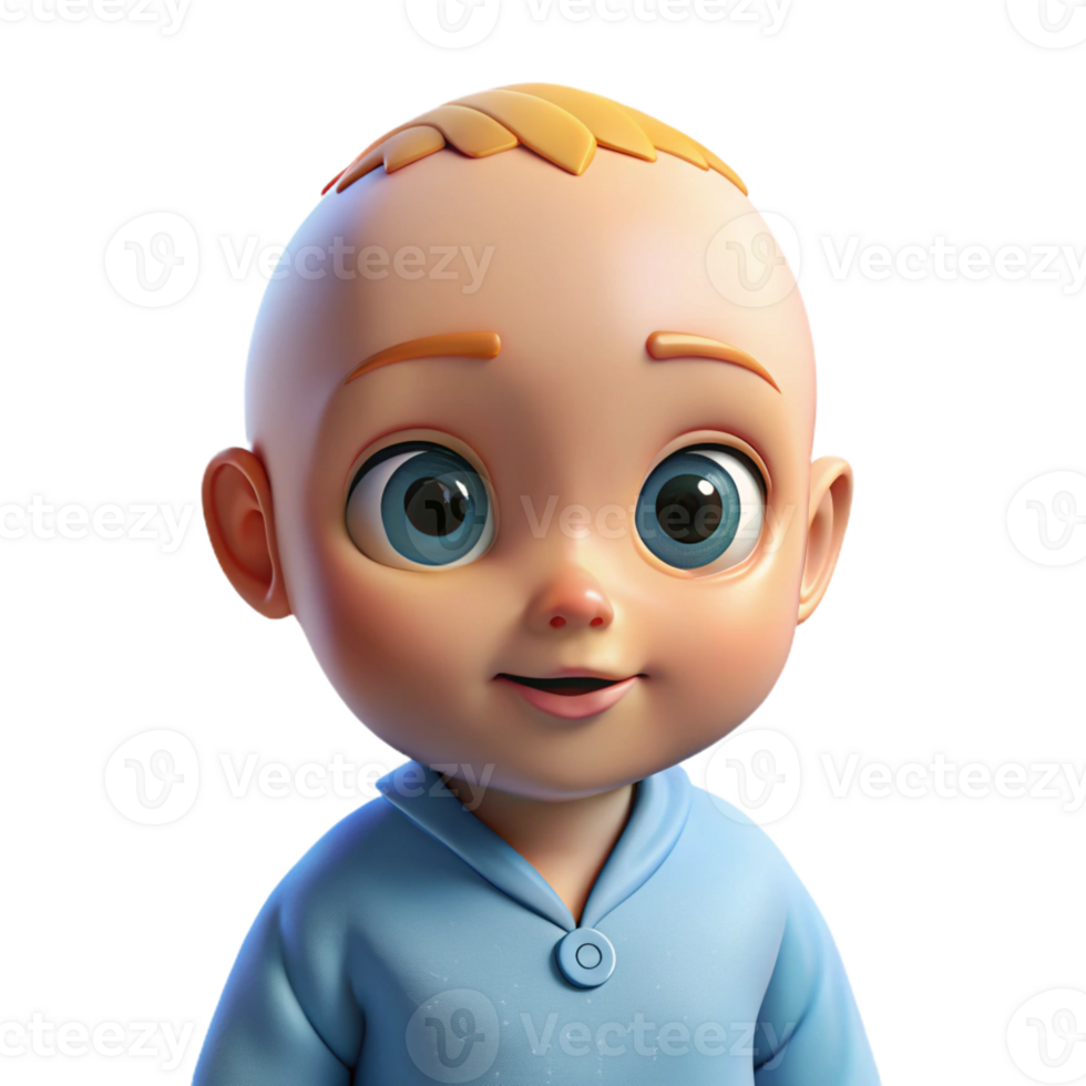 dramatic rustic A Baby with Wide Innocent Eyes Wearing high resolution png
