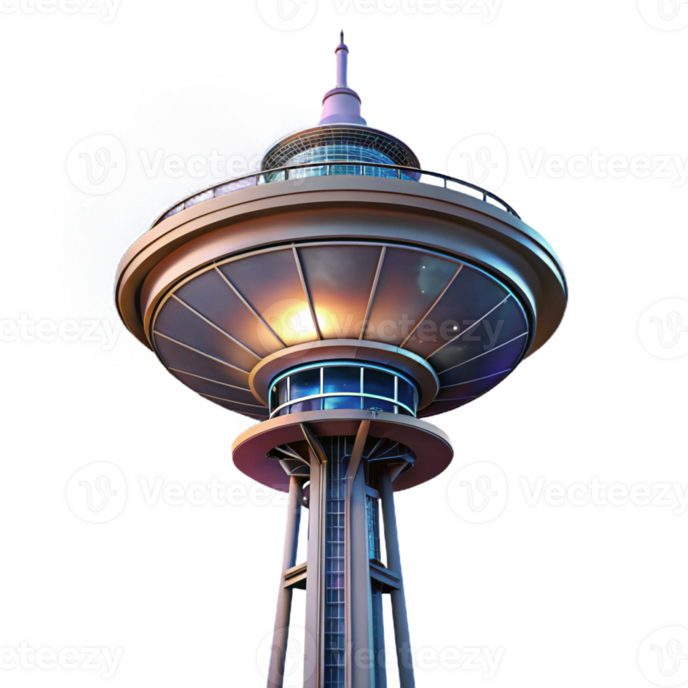 magnificent vintage A Towering Futuristic Space Elevator Re high resolution png