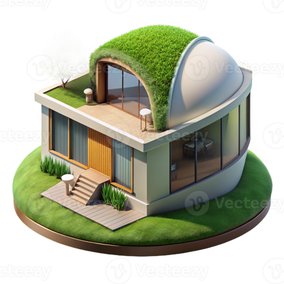dramatic rustic A Modern Sustainable Eco House Built I high resolution png