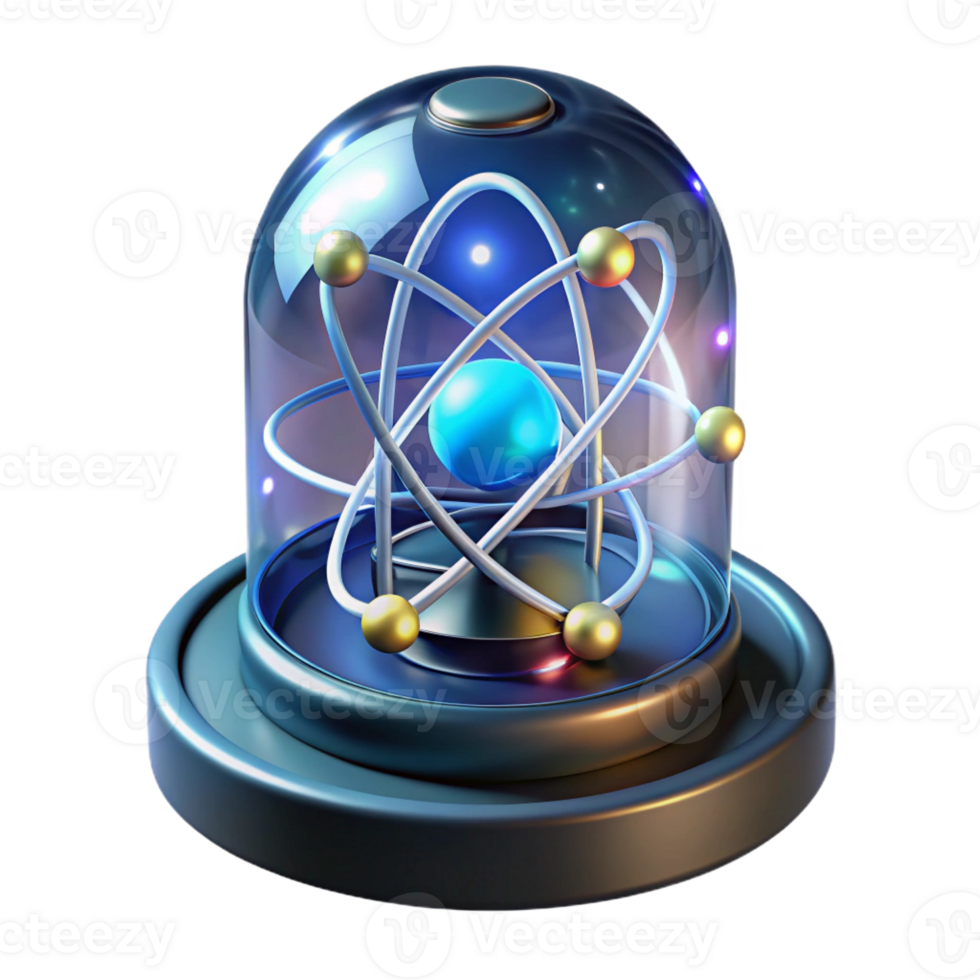 vibrant artistic A Quantum Computer Glowing Wires and Swir genuine png