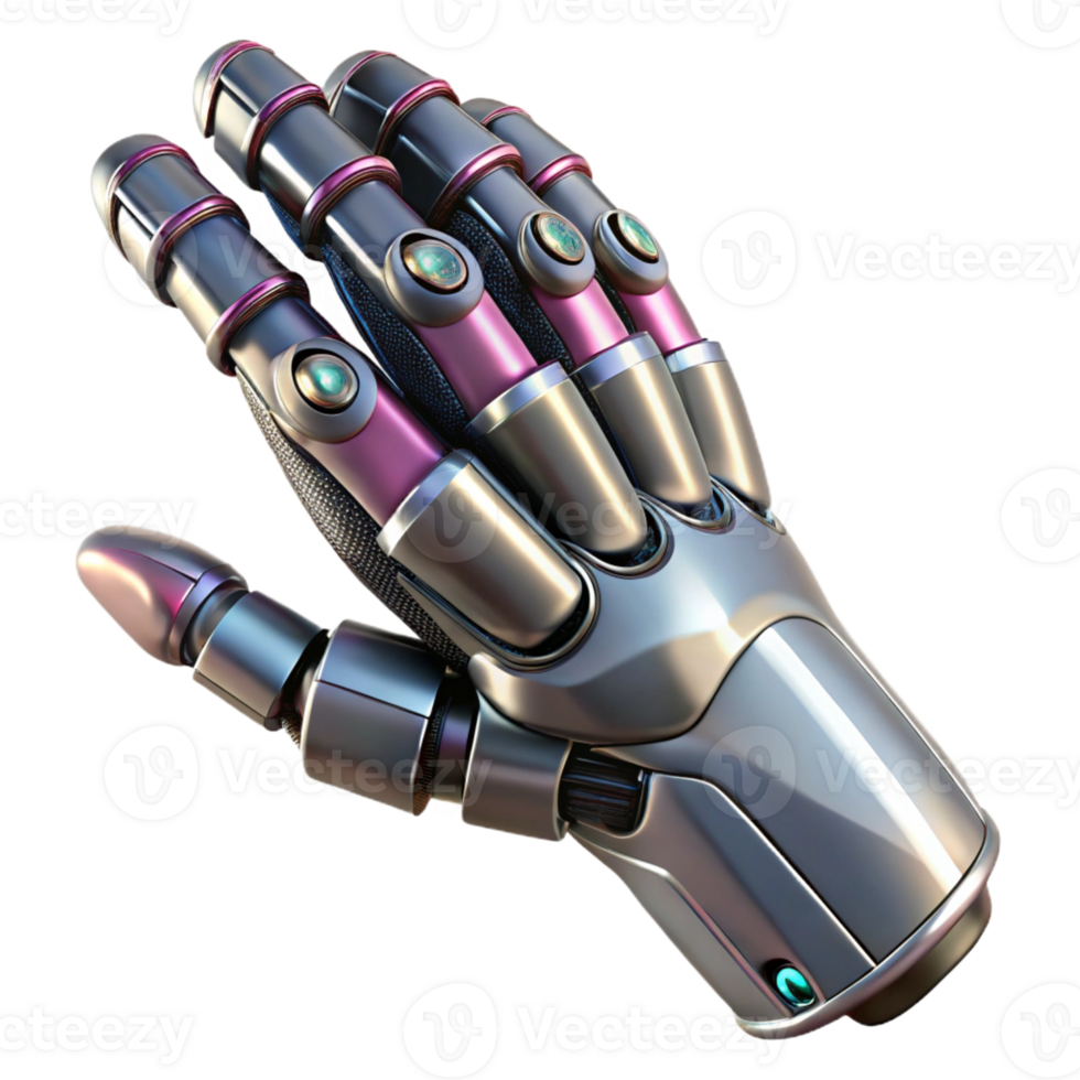 serene classic A Bionic Arm Metallic and Organic Elemen authentic png