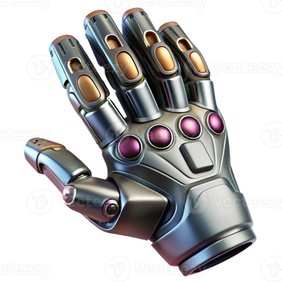 vibrant classic A Bionic Arm Metallic and Organic Elemen authentic png