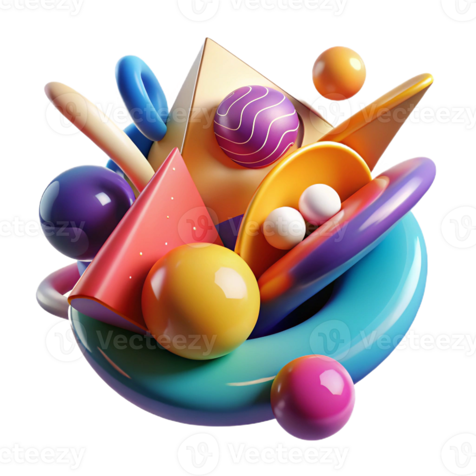 dramatic artistic A Dynamic Flowing Composition of Abstrac detailed png