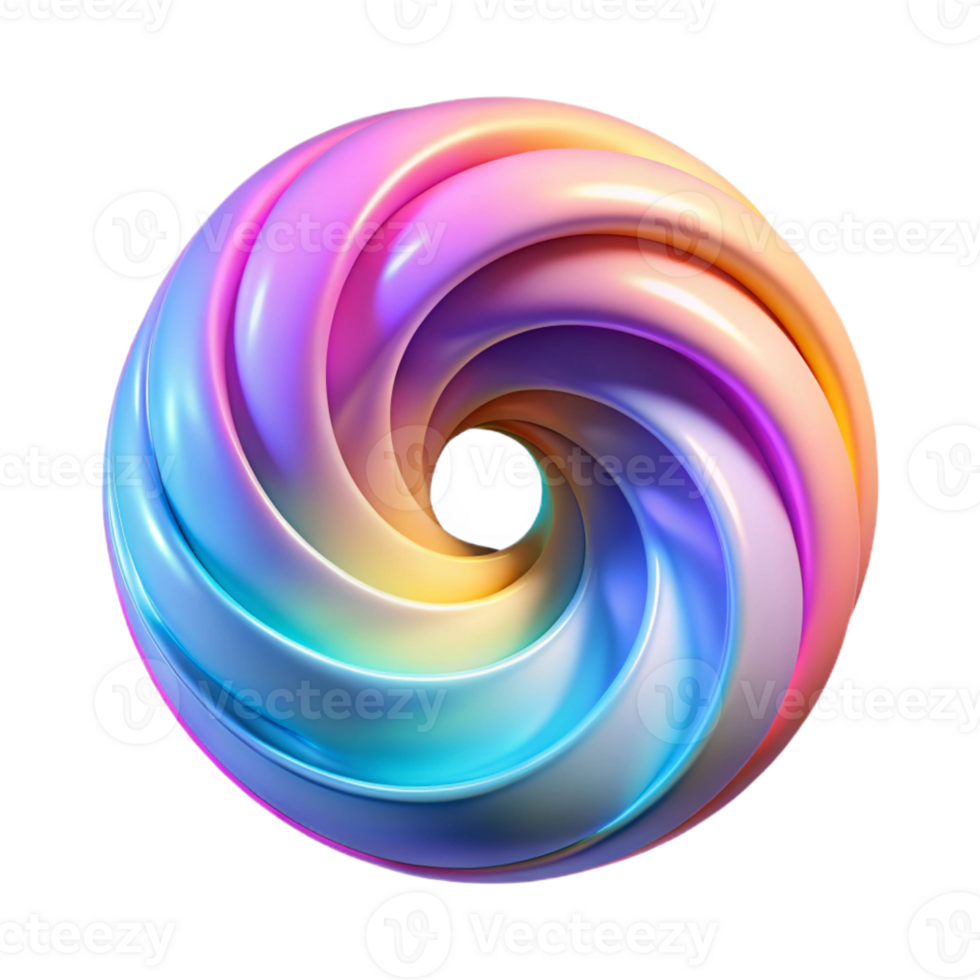 elegant minimalist A Swirling Vortex of Chromatic Aberration premium png