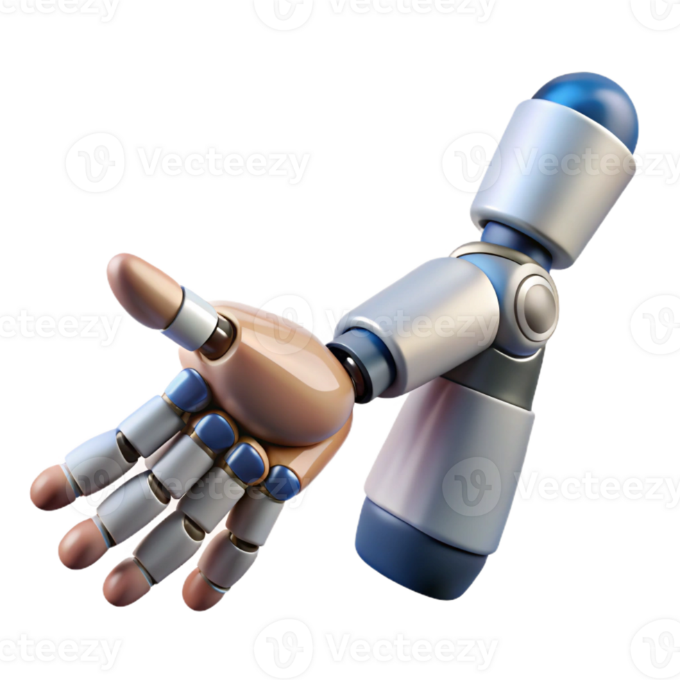 elegant contemporary A Robot Hand Reaching out to a Human Hand professional png