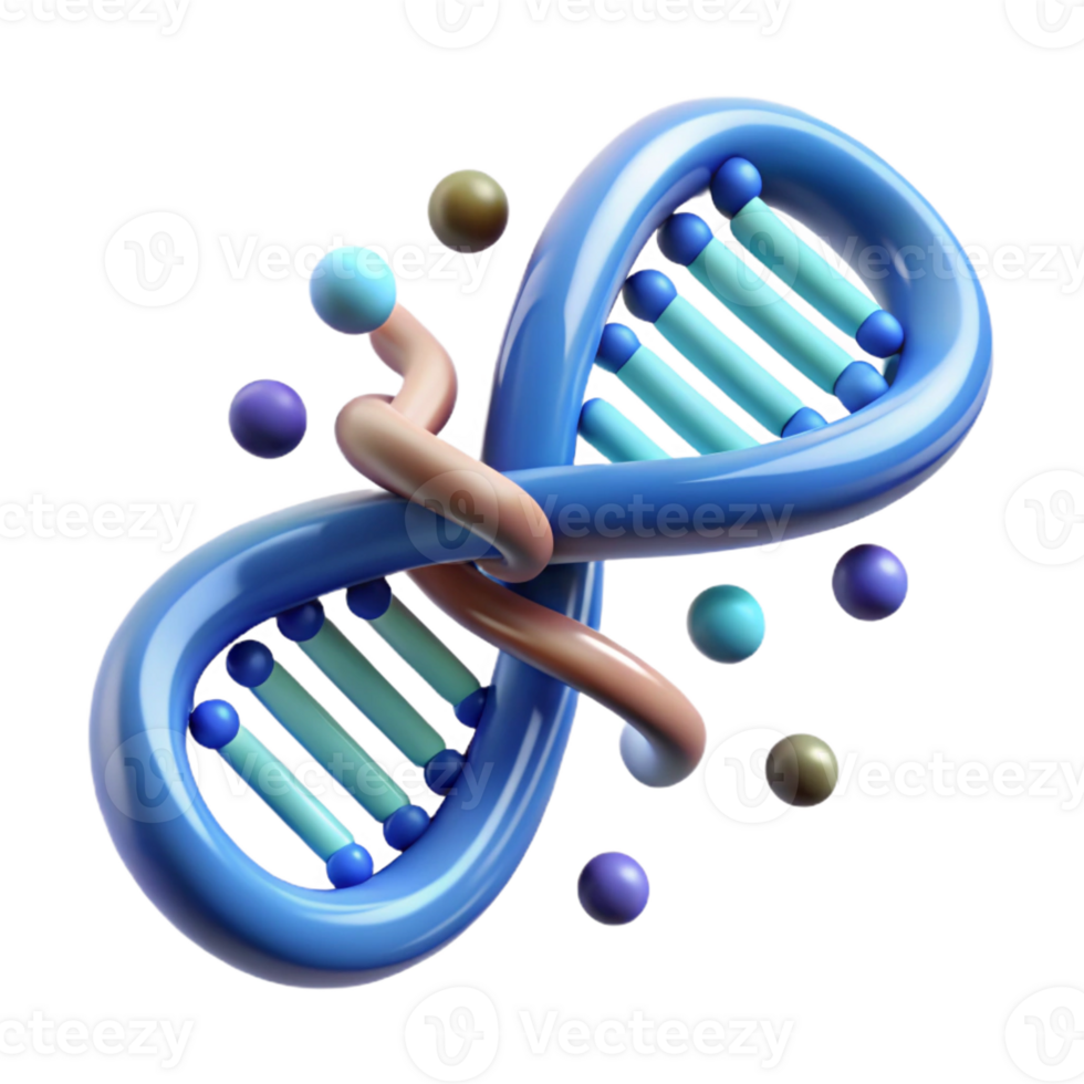wonderful vintage A Dna Strand Morphing Into a Binary Code 4K png