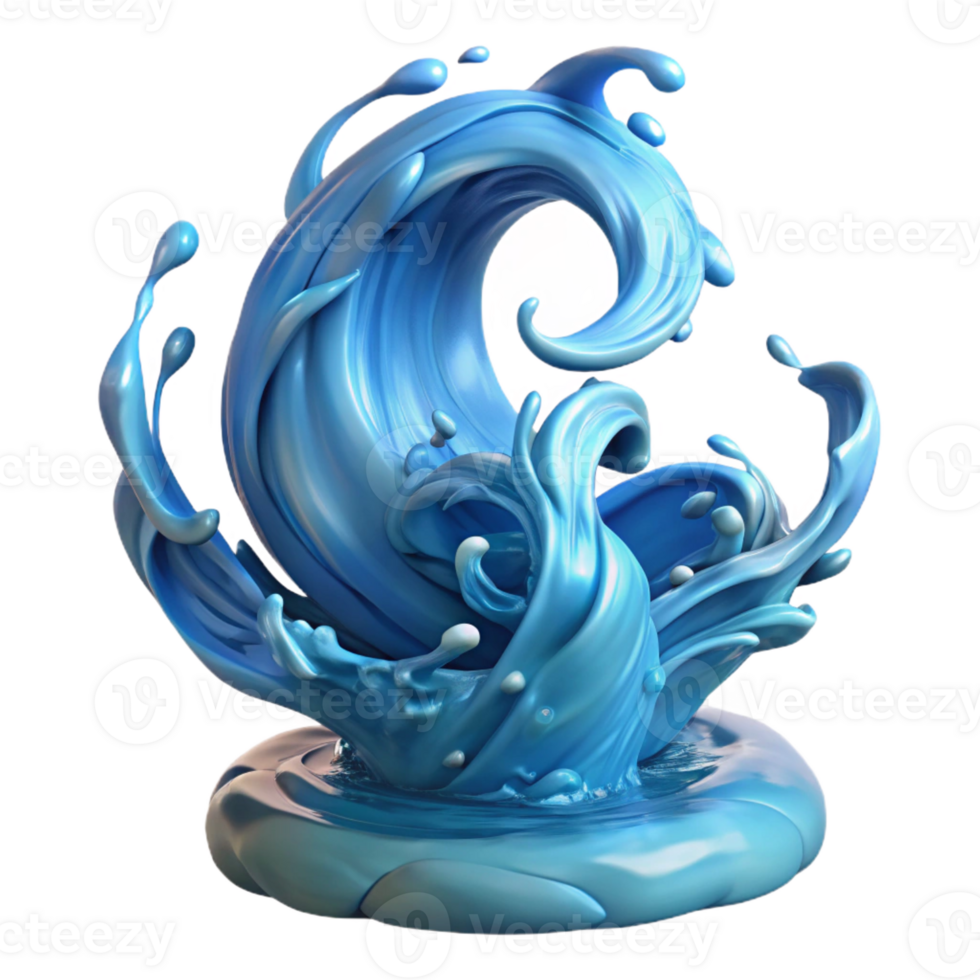 impressive contemporary A Powerful Elemental Spirit Made of Swirli authentic png