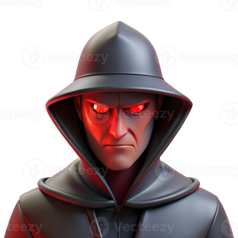 wonderful creative Portrait of a Mysterious Figure Cloaked In professional png