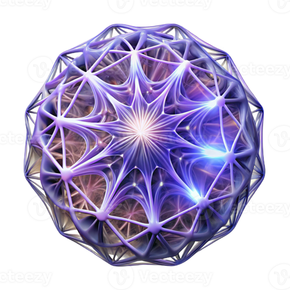 magnificent rustic A Web of Intricate Glowing Filaments Wi original png