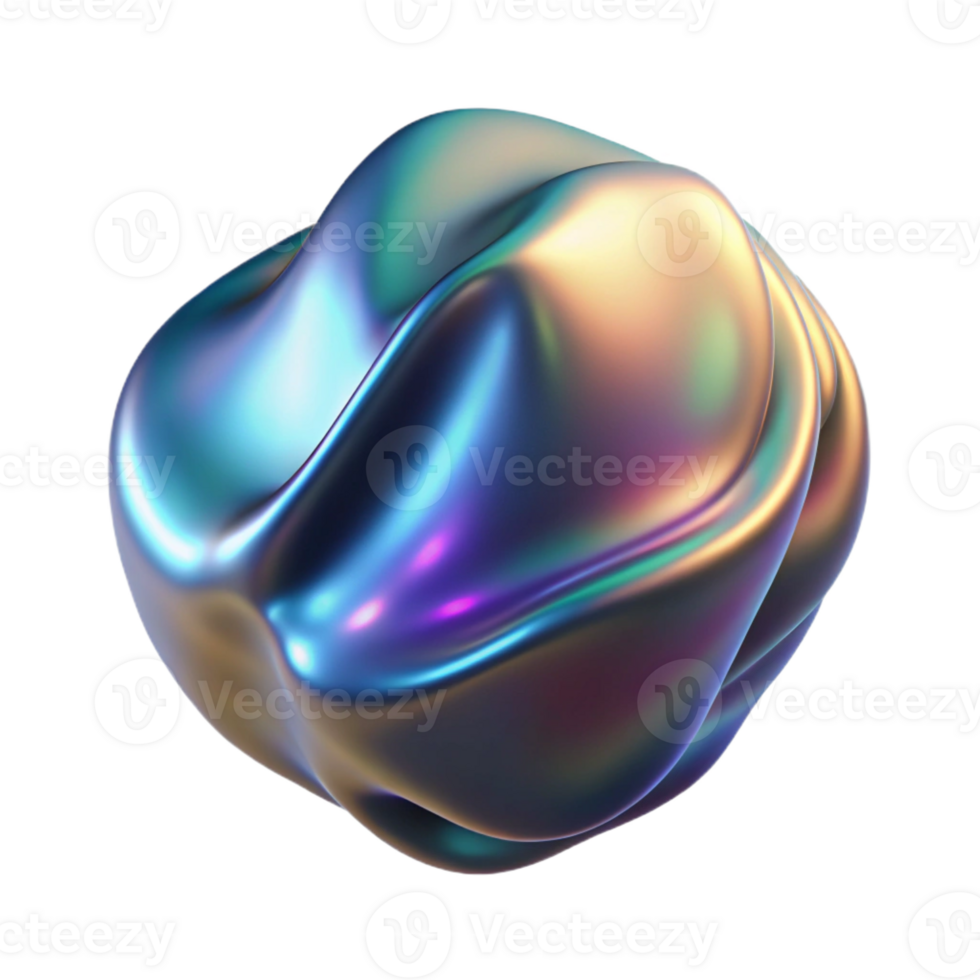 elegant rustic An Amorphous Blob of Shimmering Iridesce detailed png