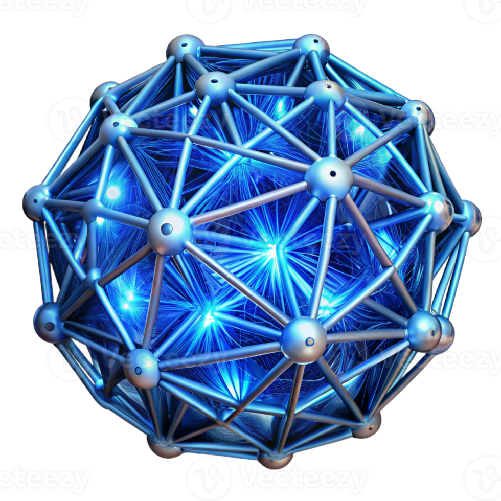wonderful artistic A Web of Interconnected Glowing Lines Fo authentic png