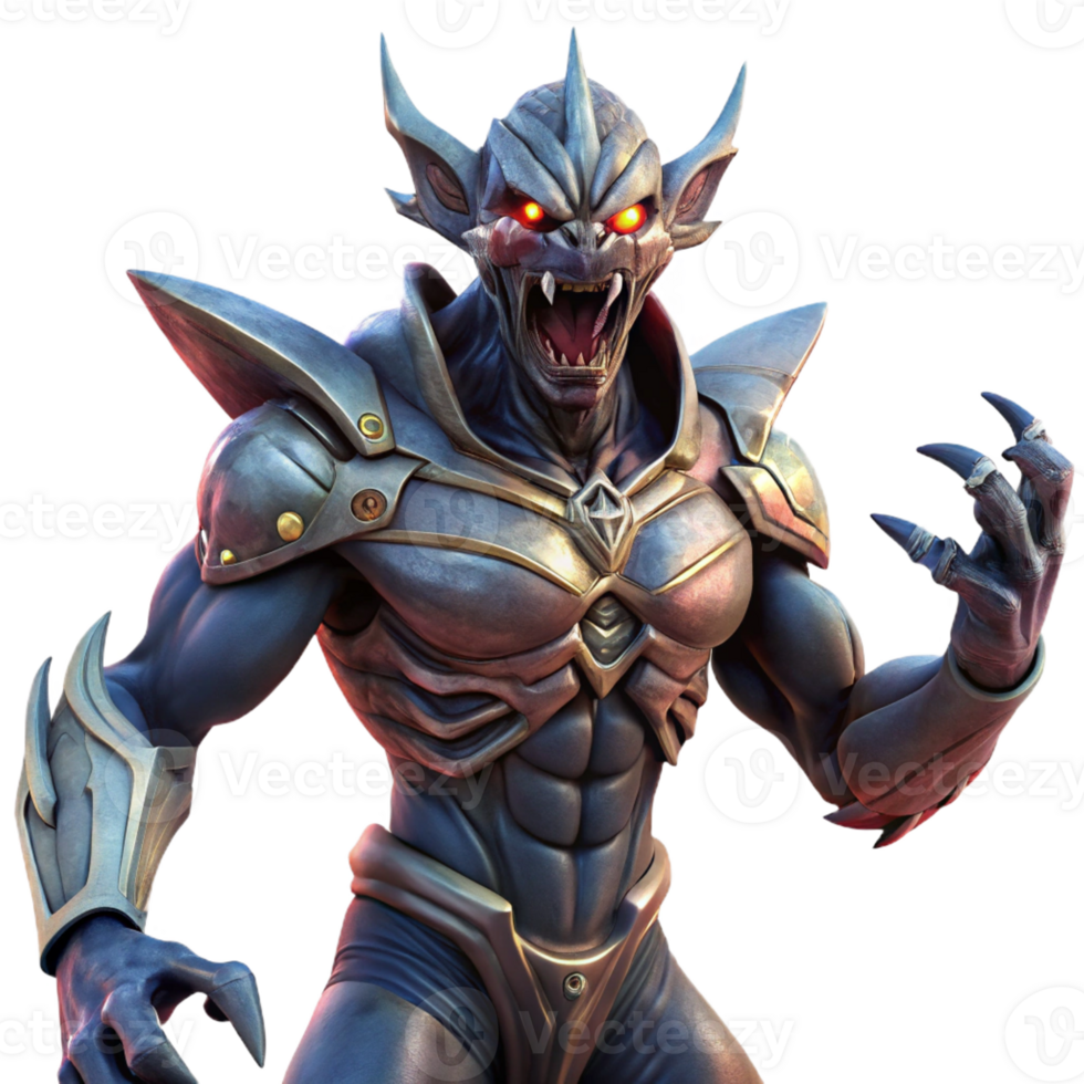 stunning contemporary A Powerful Alien Warrior with Sharp Claw exclusive png