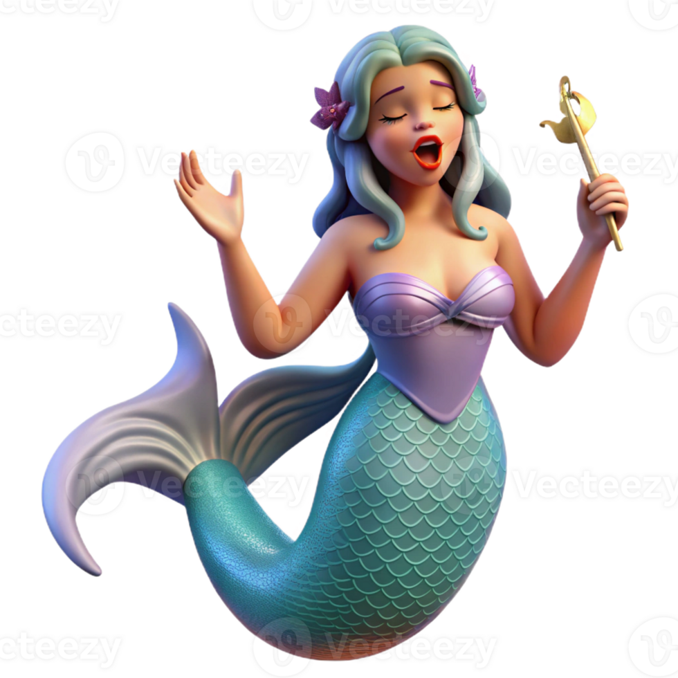 elegant traditional A Siren Luring Sailors with Her authentic png