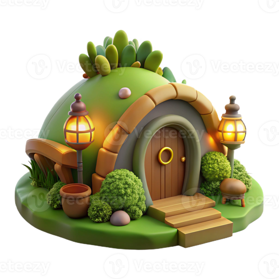 stunning classic A Cozy Hobbit Style Dwelling Built Into genuine png