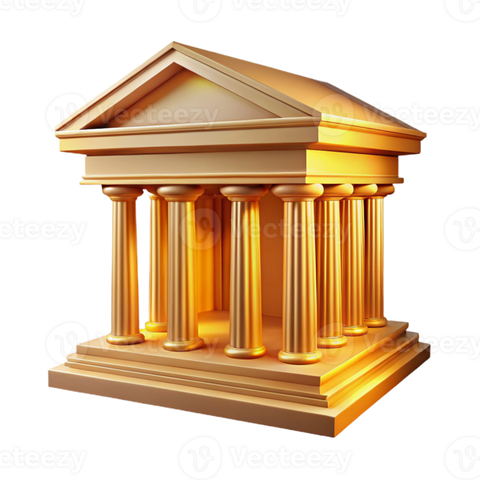 extraordinary creative An Ancient Greek Temple Bathed in Golden 4K png