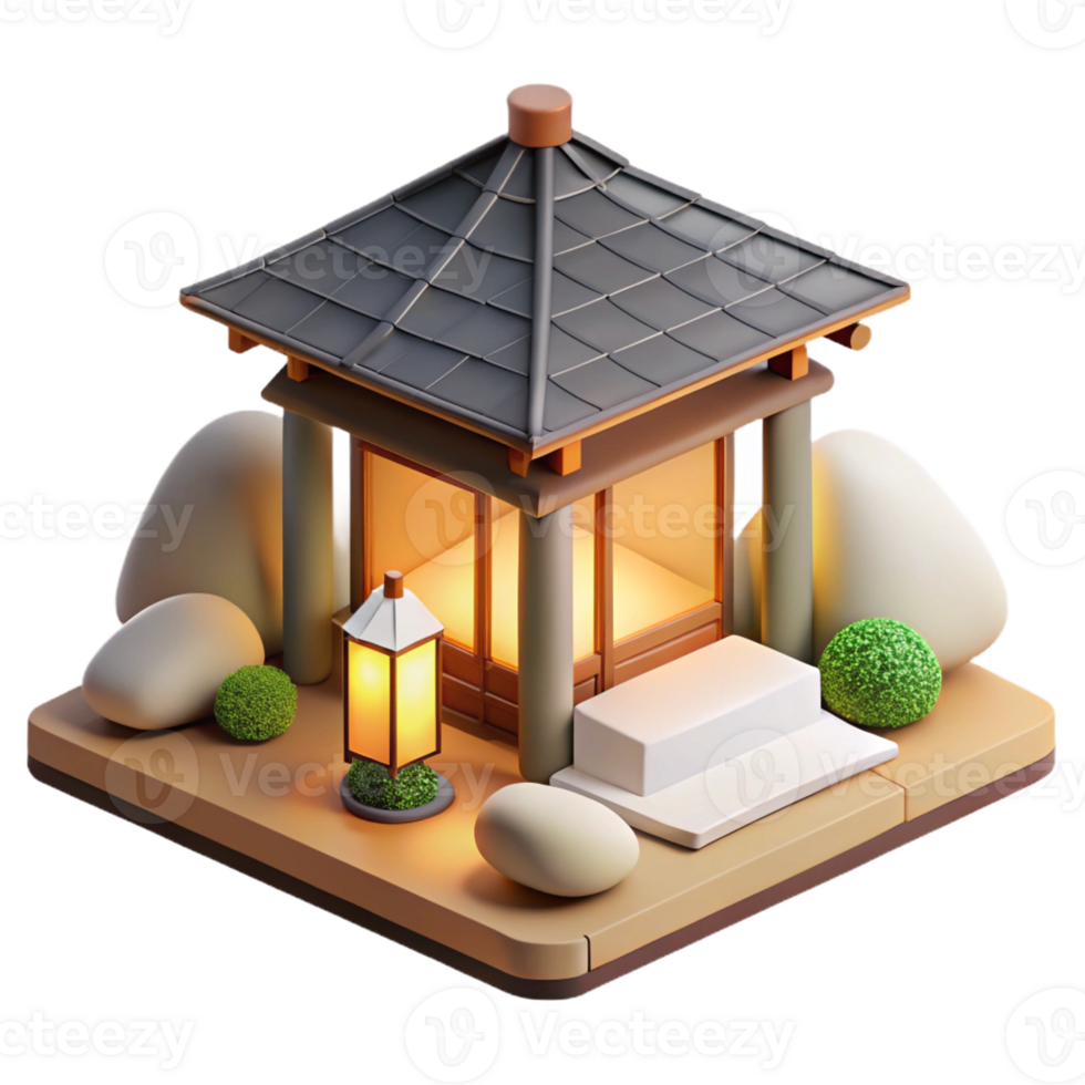 extraordinary modern A Minimalist Japanese Tea House Soft Di exclusive png