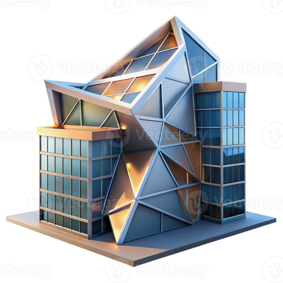 wonderful rustic A Deconstructivist Office Building Sharp premium png