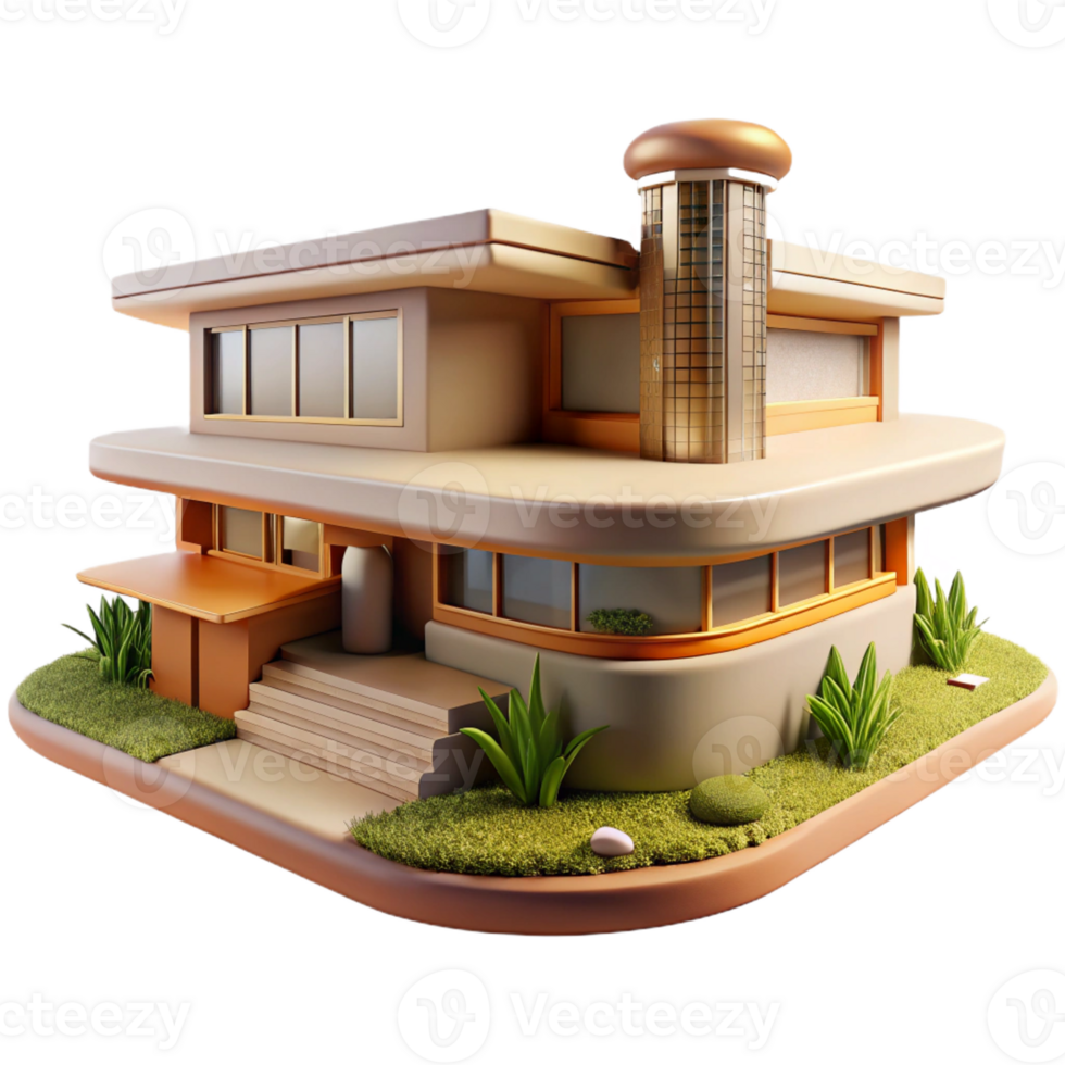stunning traditional A Frank Lloyd Wright Inspired House Org 4K png