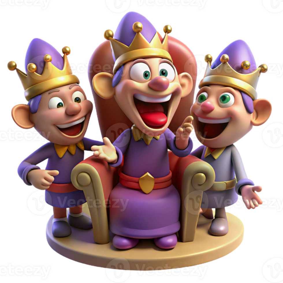 dramatic classic Imps Playing a Mischievous Prank detailed png