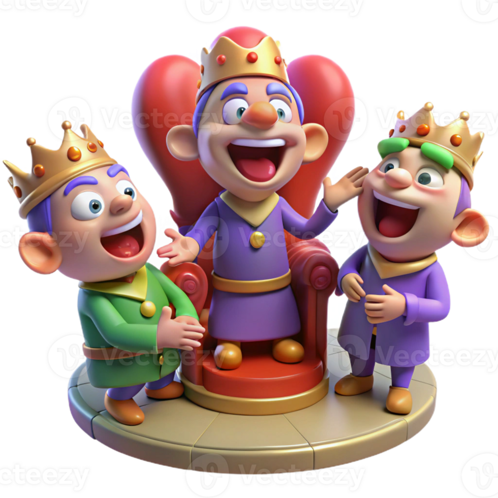 beautiful artistic A Group of Mischievous Imps Playing Prank authentic png