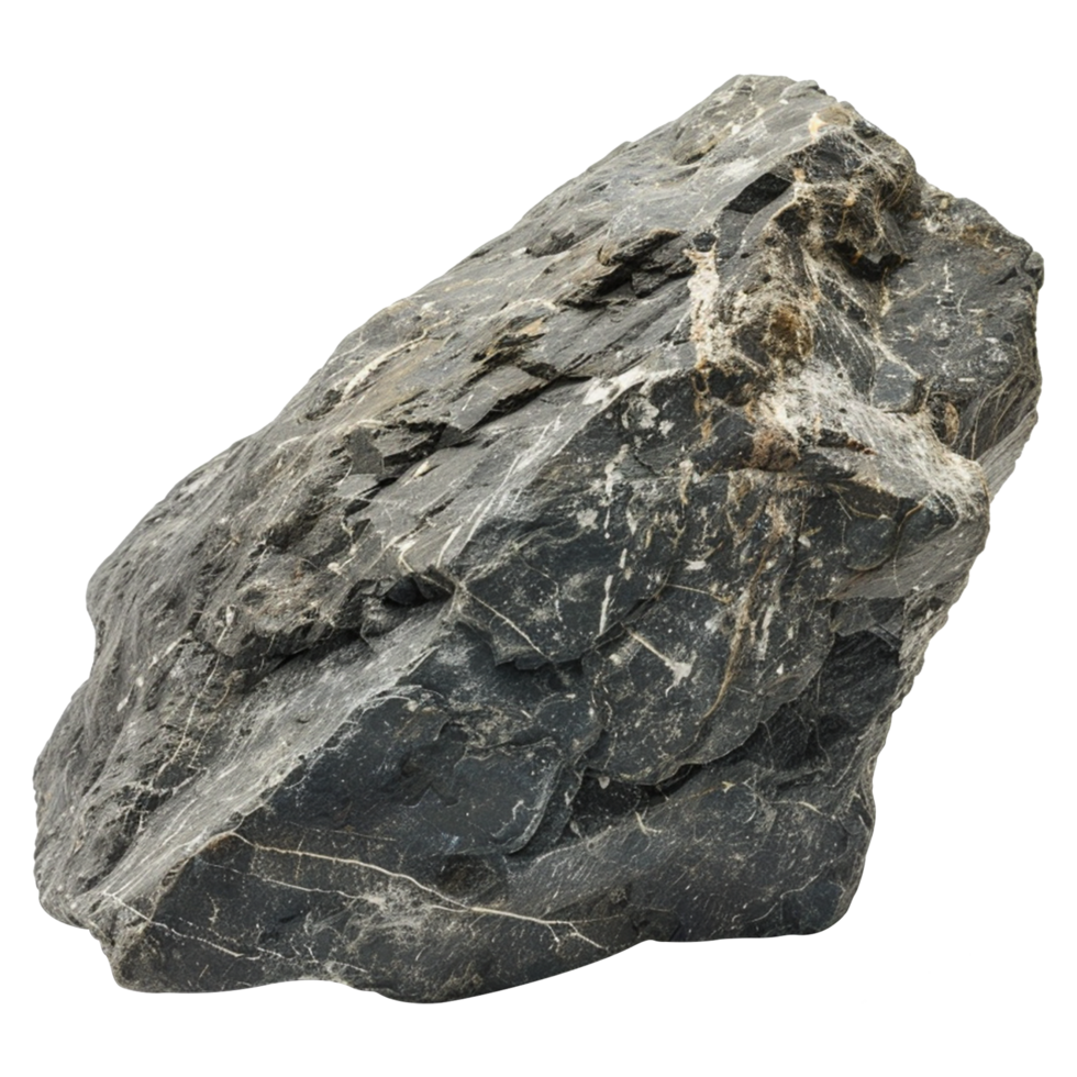 Large rock fragment isolated with sharp detail png