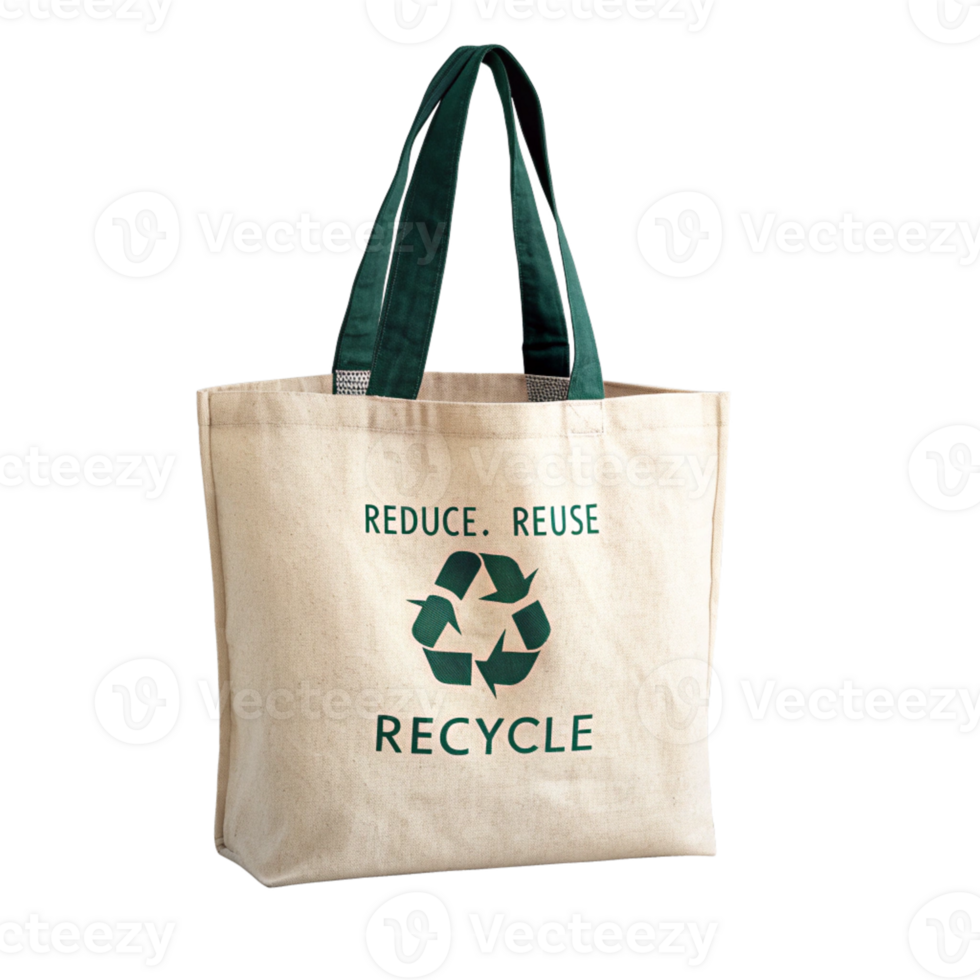 Go Green with This Eco Conscious Canvas Bag png