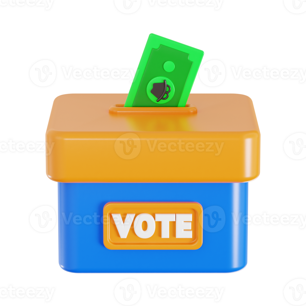 Digital Box for Voting with Money png