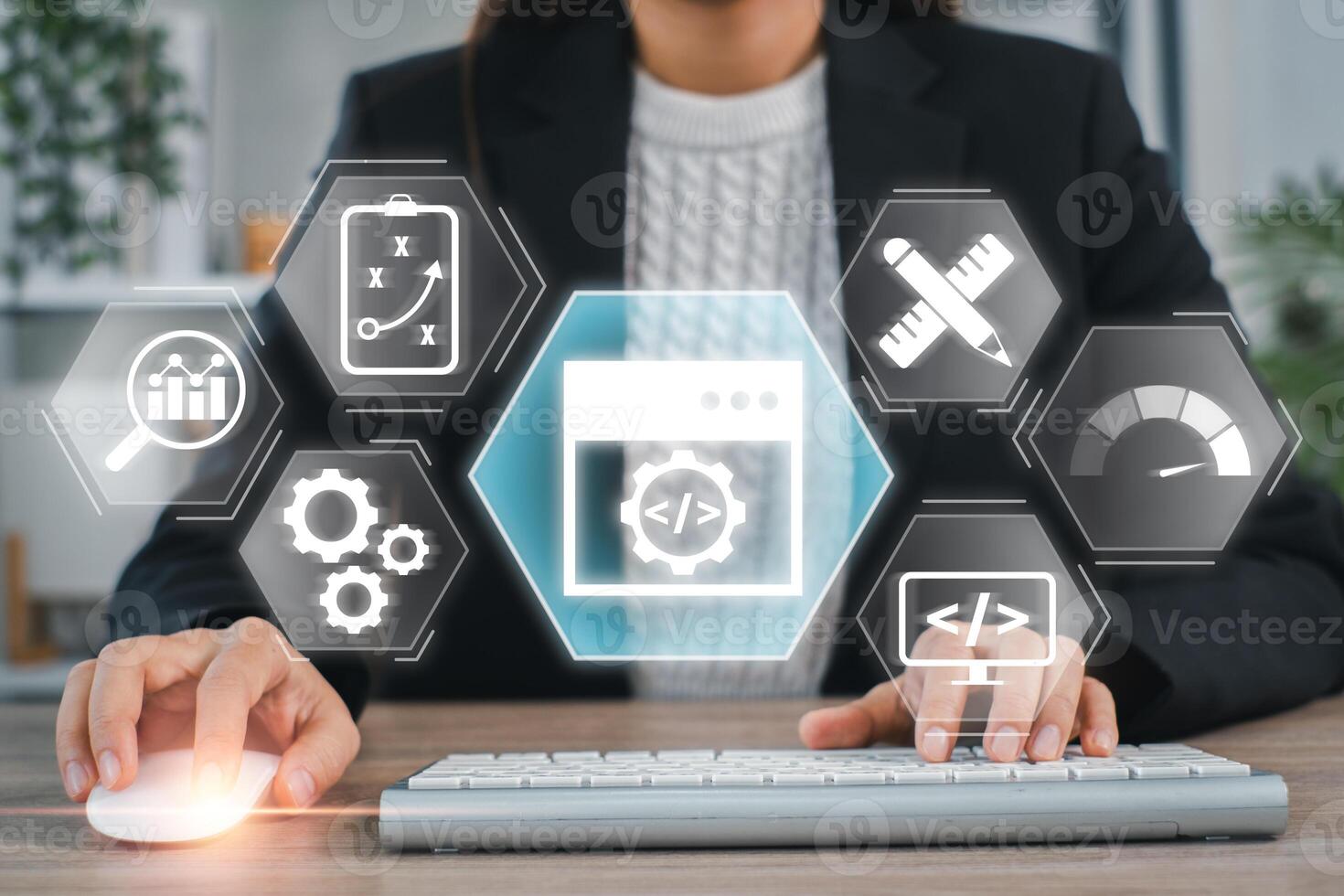Explore the dynamic world of software engineering with cutting-edge technology and digital tools for innovative programming solutions. photo