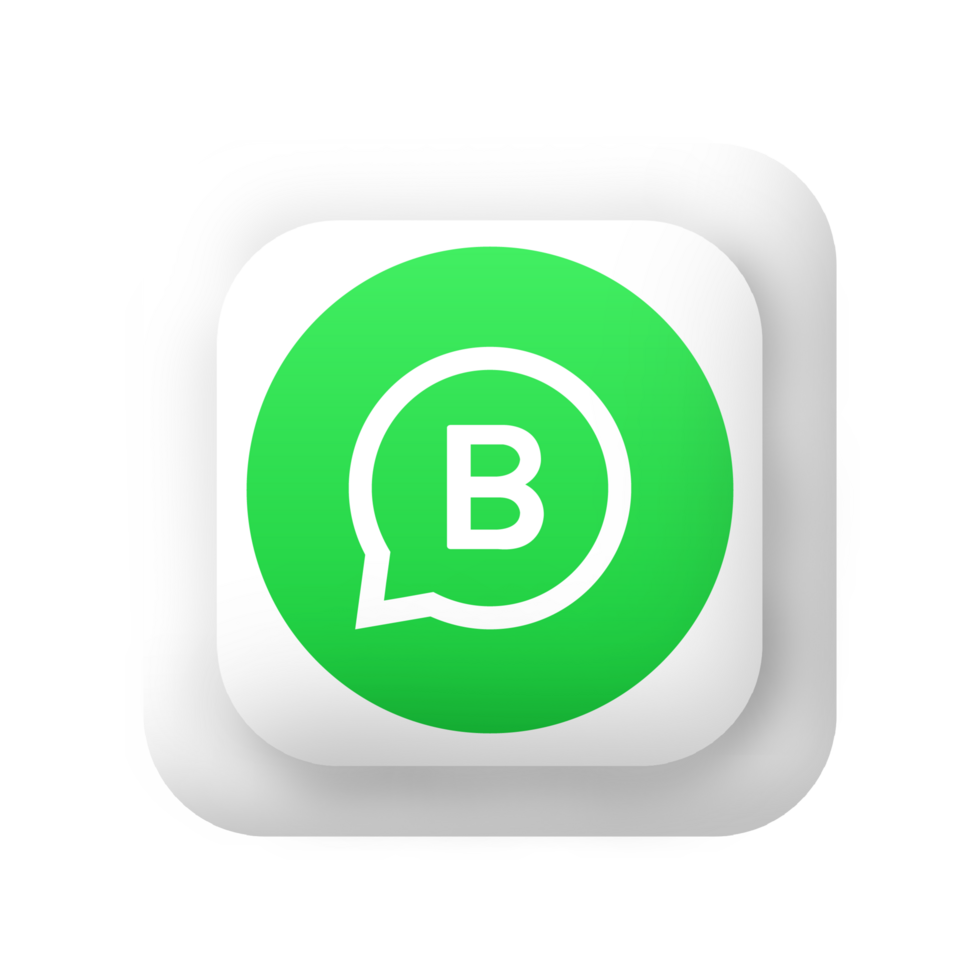 Whatsapp business logo flat png