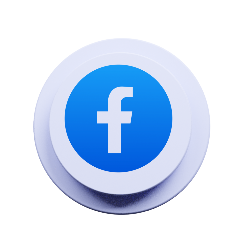 Facebook button icon png