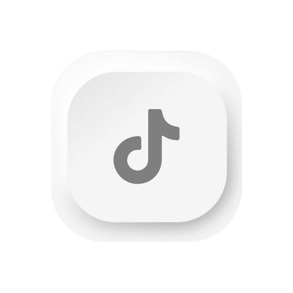 Tiktok app icon flat png